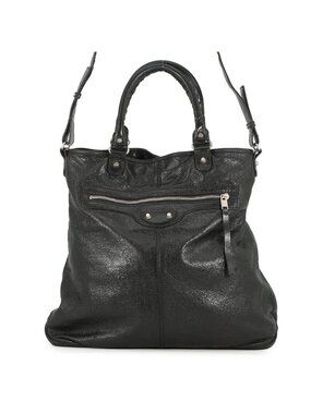 Balenciaga Tote Smart 2-Way Shoulder Bag Black